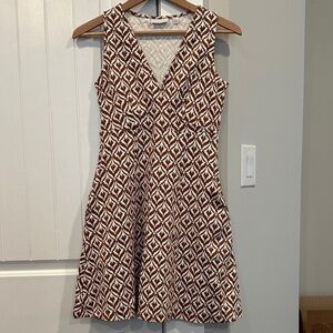 New York & Company Geometric Patterned Mini Dress